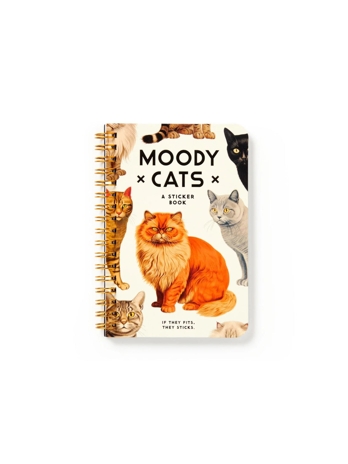 Moody Cats Sticker Book