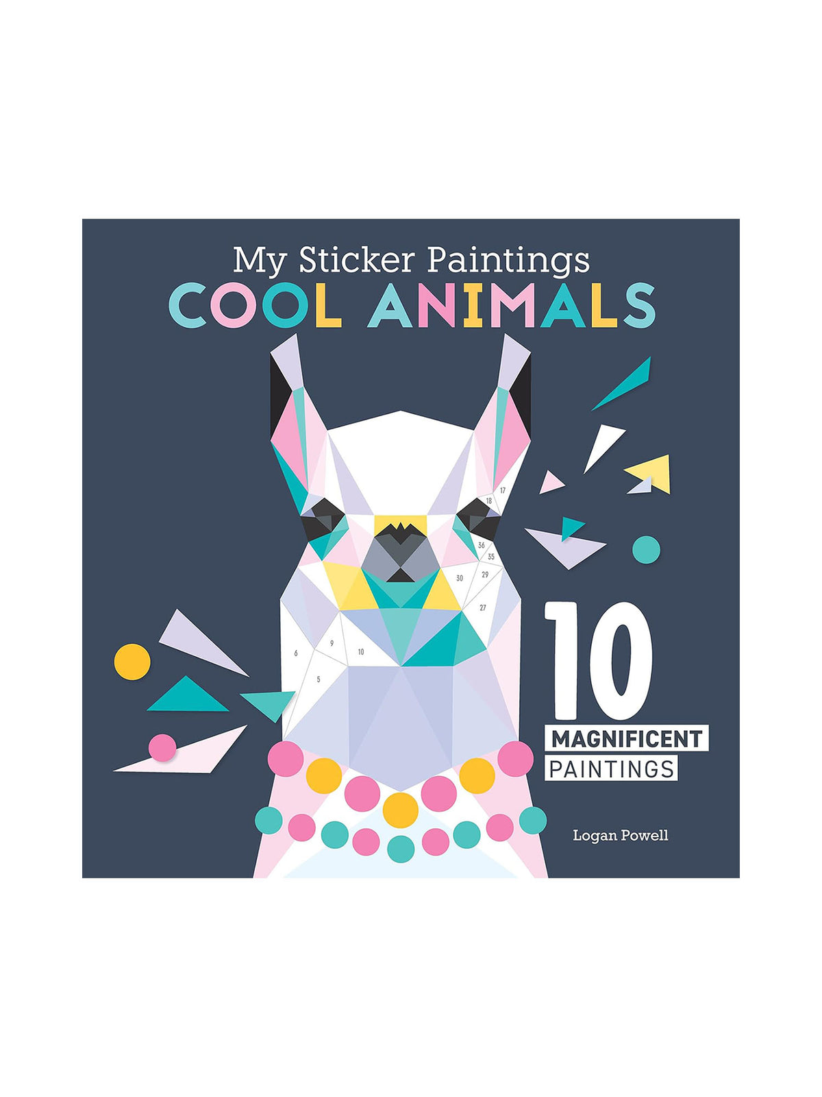 My Sticker Paintings Cool Animals Activity Book for Kids