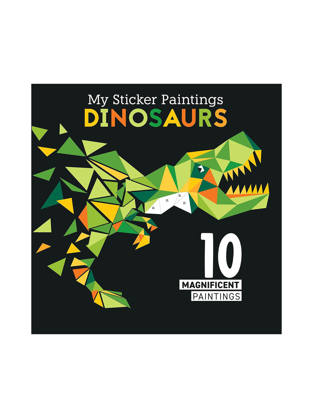 My Sticker Paintings Dinosaurs Activity Book for Kids