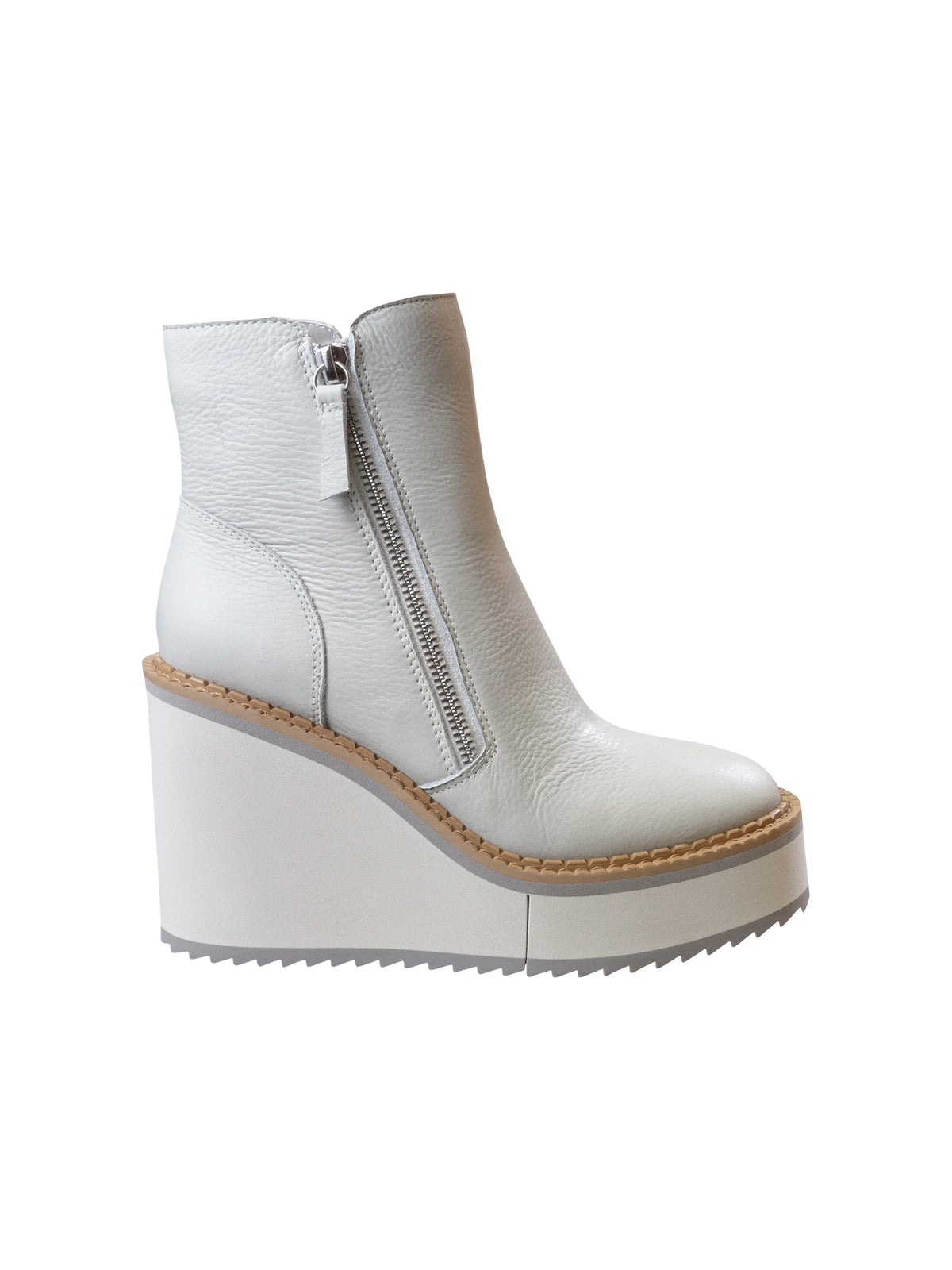 naked feet avail wedge ankle boots in mist