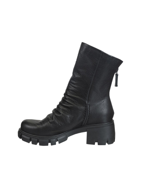 Naked Feet Protocal Slouch Combat Boot Black