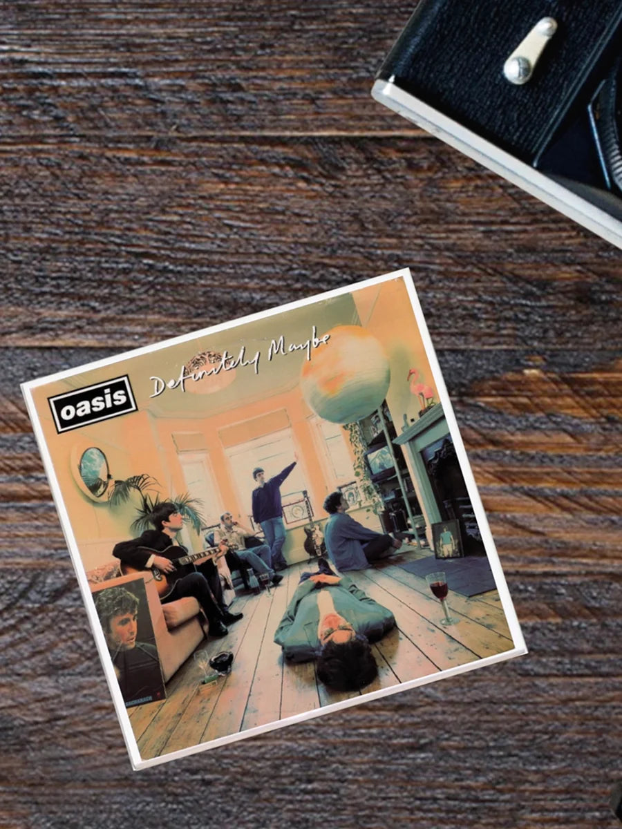 Oasis Definitely Maybe Album Cover Coaster
