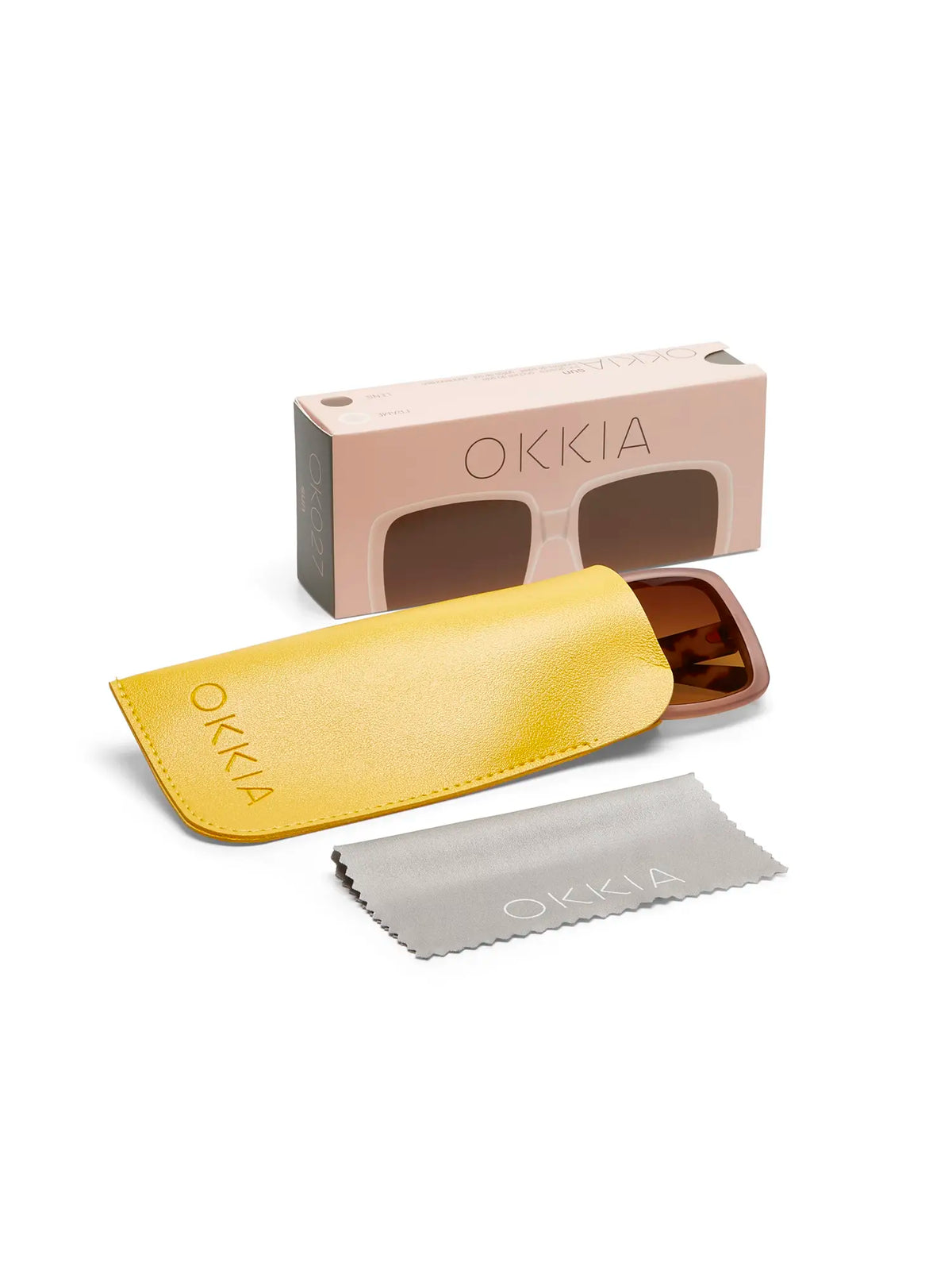Okkia Alessia Butterfly Sunglasses Pink Havana