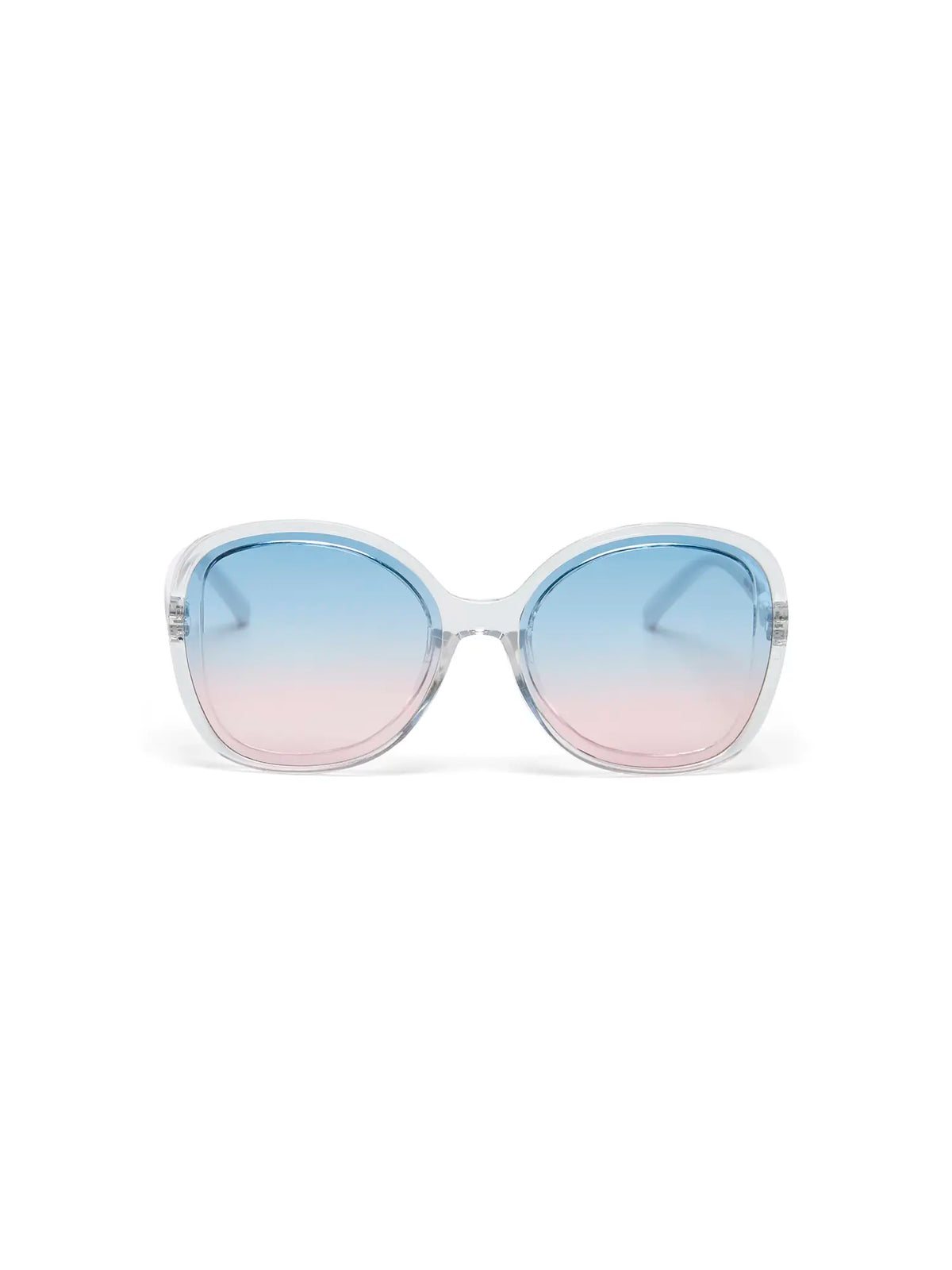 Okkia Anna Butterfly Overlapping Sunglasses Transparent Clear