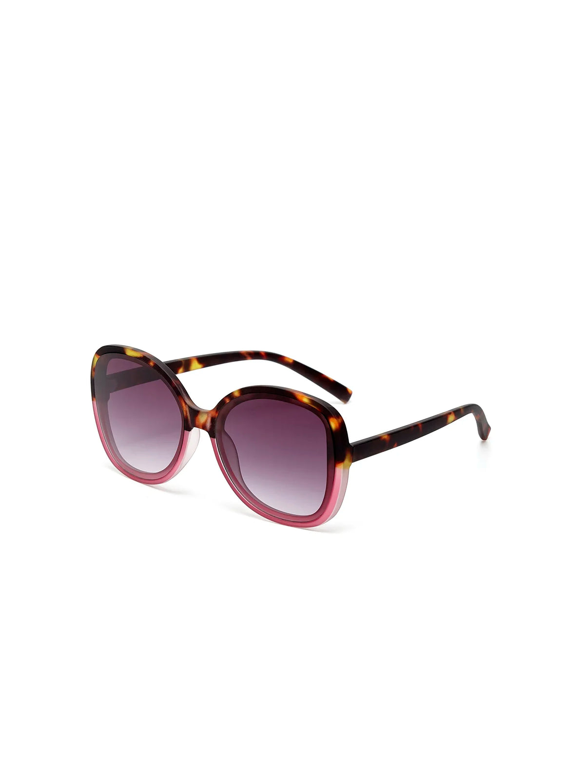 Okkia Anna Butterfly Overlapping Sunglasses Havana Pink 