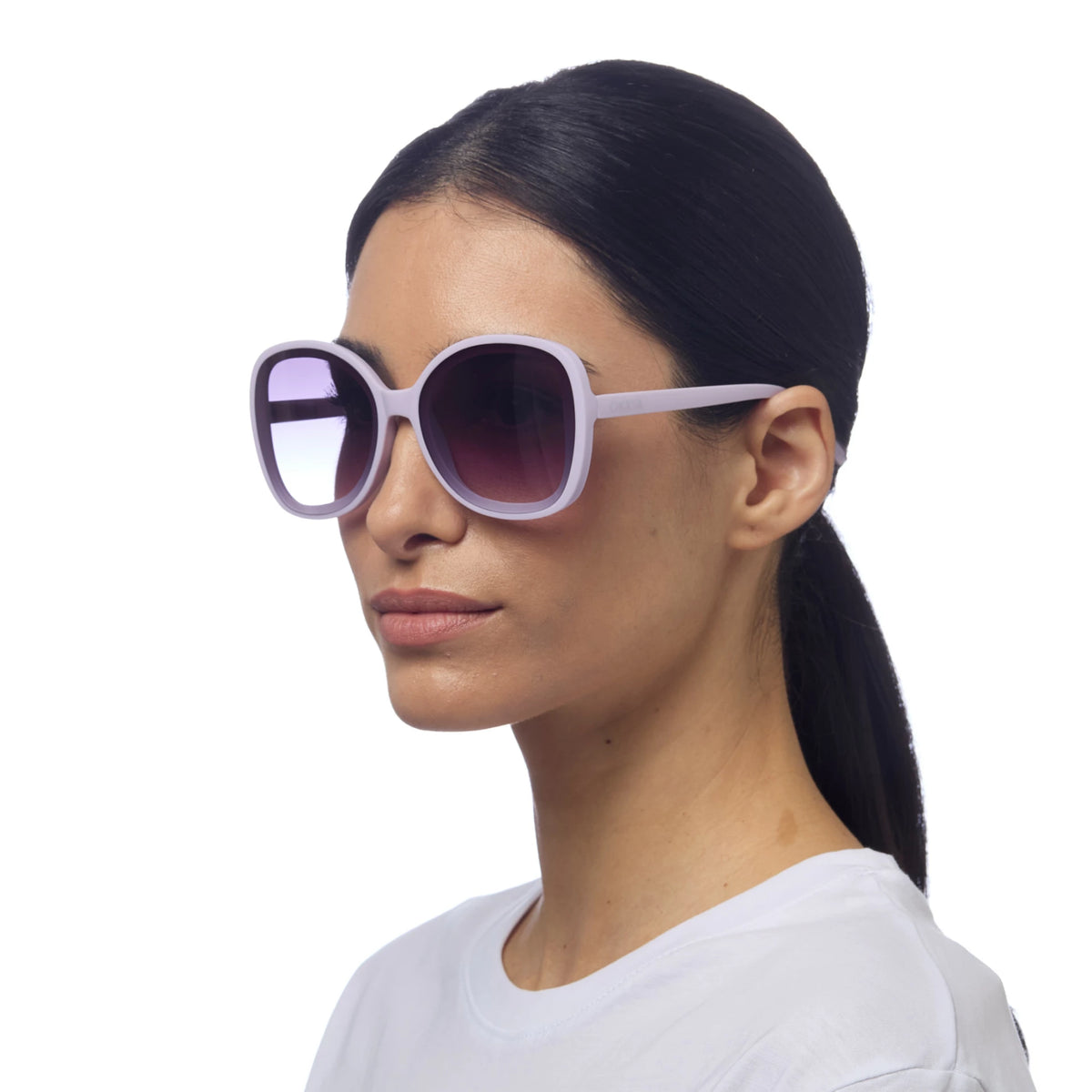 Okkia Anna Butterfly Overlapping Sunglasses Lilac Breeze