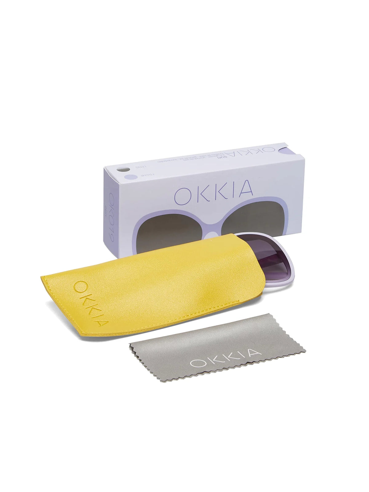 Okkia Anna Butterfly Overlapping Sunglasses Lilac Breeze