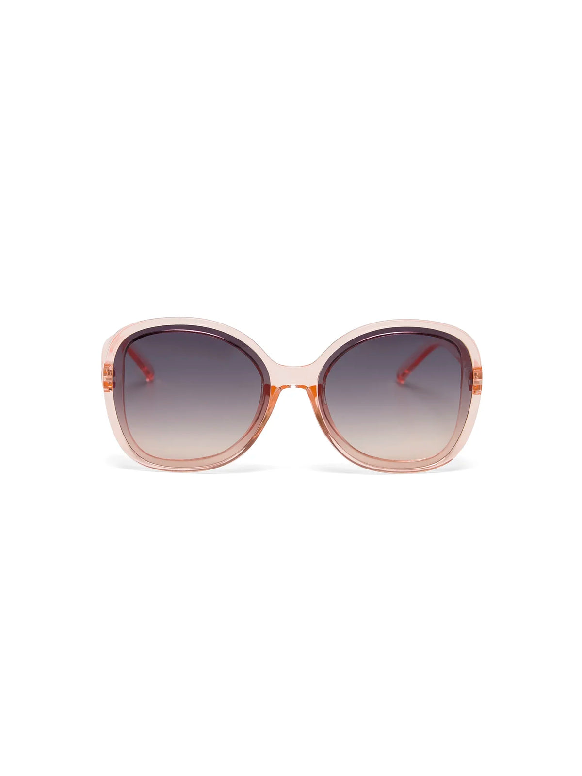 Okkia Anna Butterfly Overlapping Sunglasses Transparent Pink