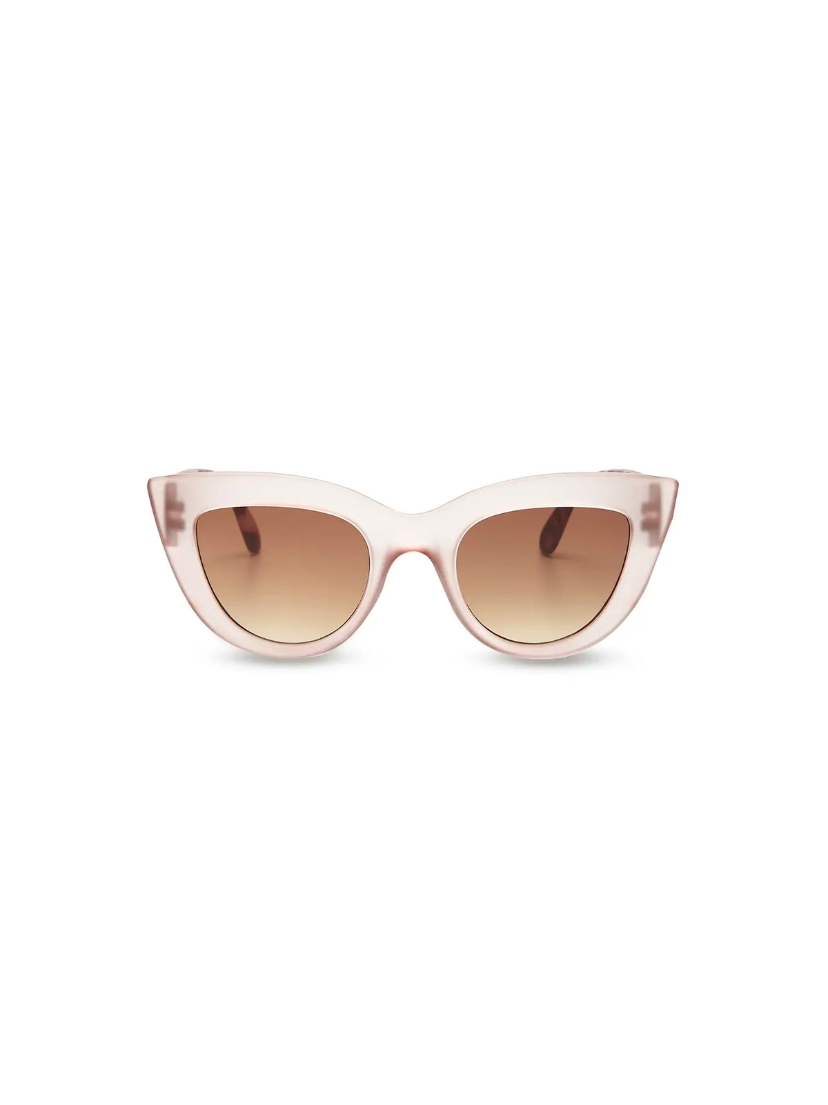 Okkia Claudia Big Cat Eye Sunglasses Pink Havana