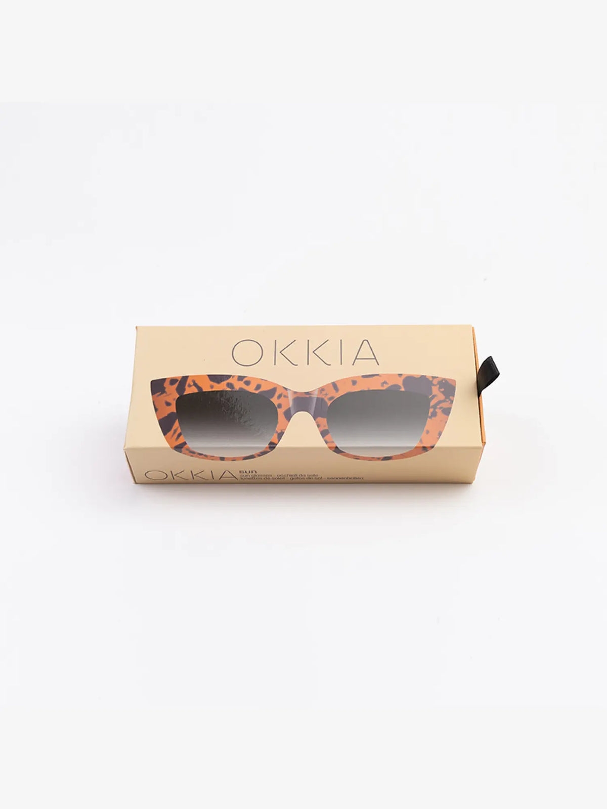 Okkia Claudia Big Cat Eye Sunglasses Tortoise