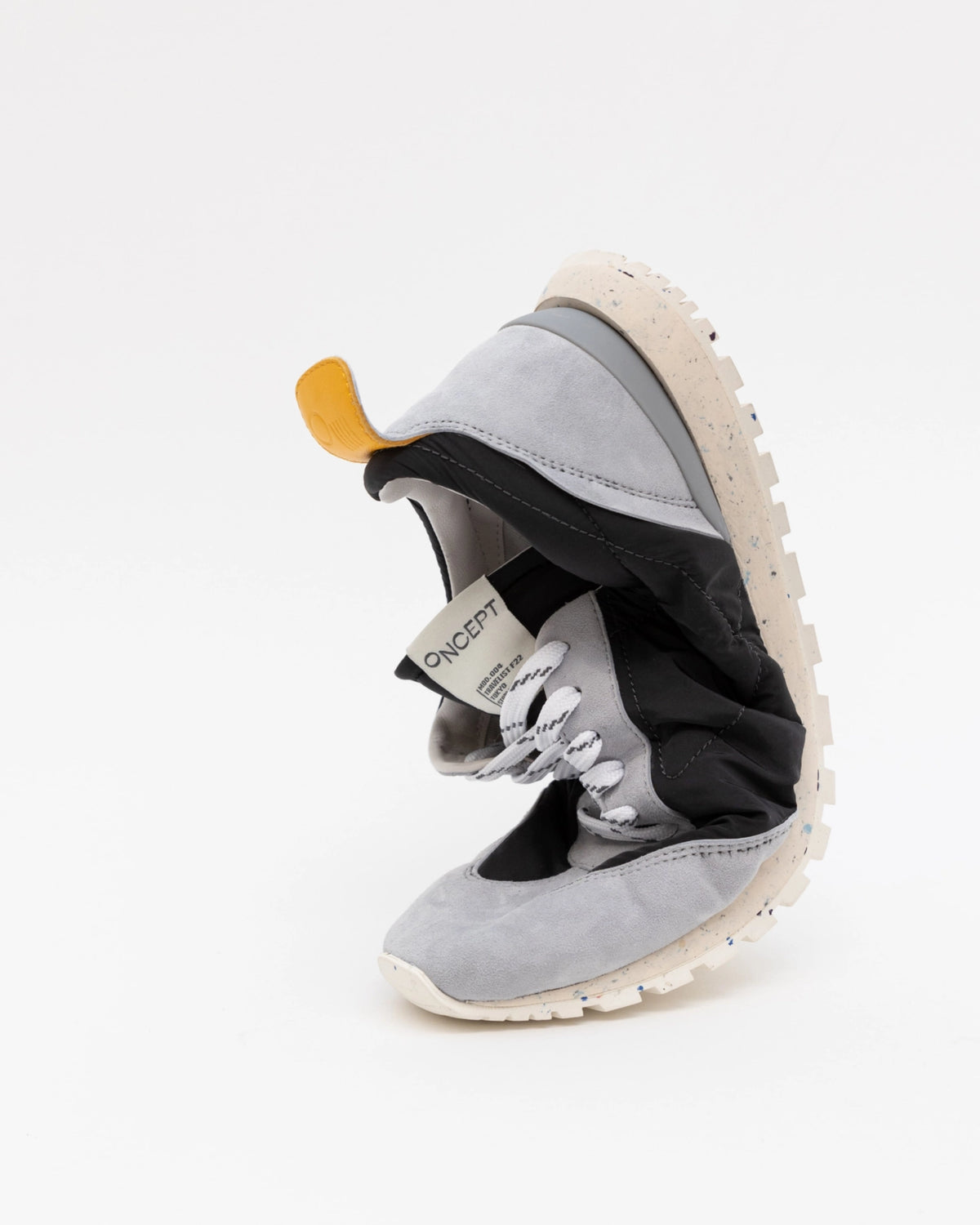 oncept tokyo retro trainer sneakers in storm grey