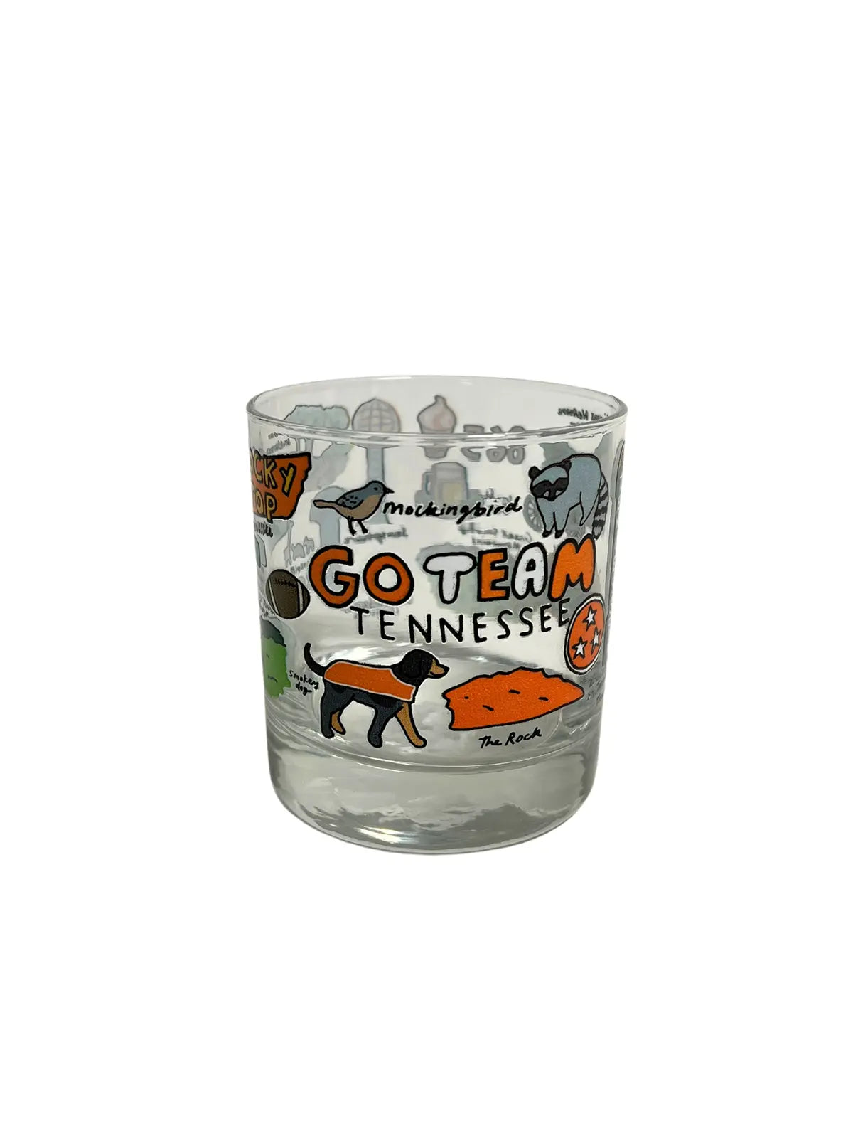 1 Brilliant Gift Go Team Tennessee Game Day Wanderer Whiskey Glass