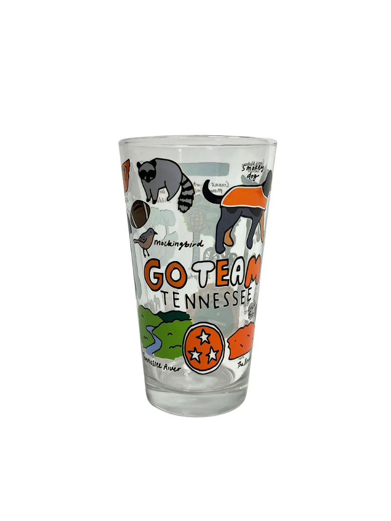 1 Brilliant Gift Go Team Tennessee Game Day Wanderer Pint Glass