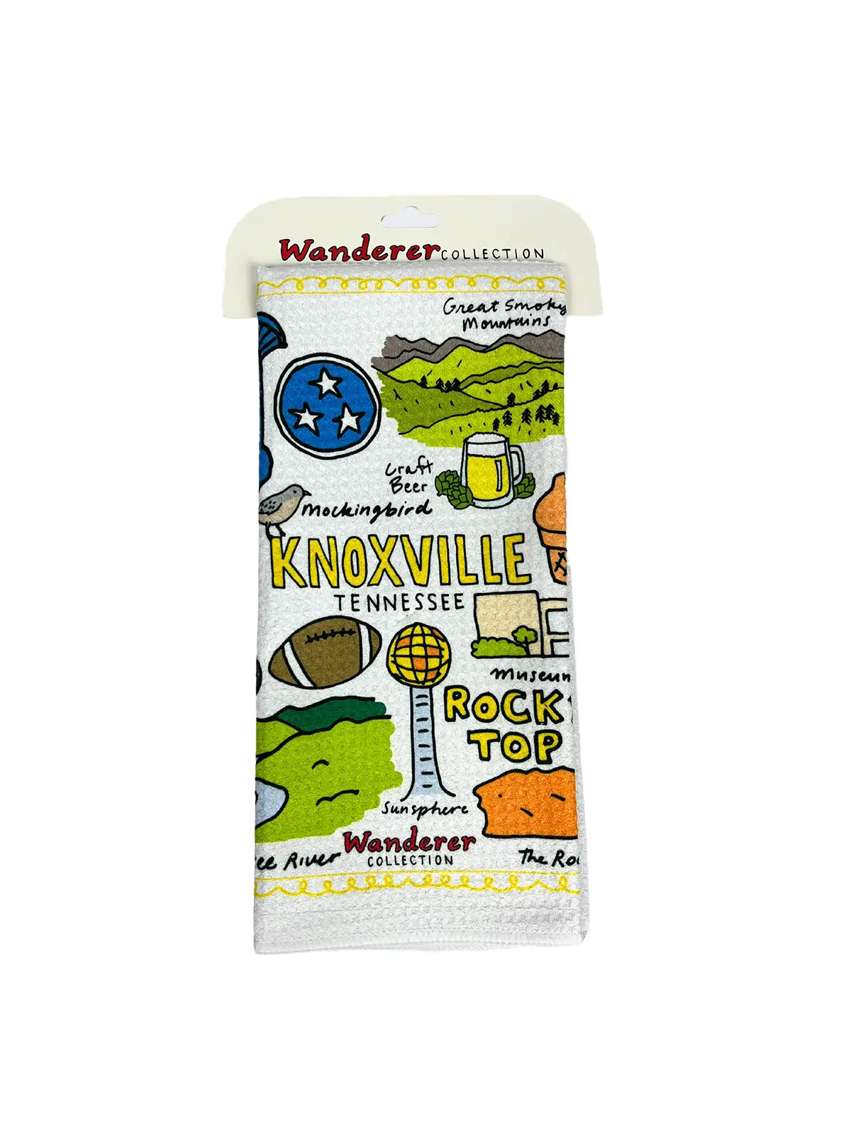 1 Brilliant Gift Knoxville Tennessee Wanderer Dish Towel
