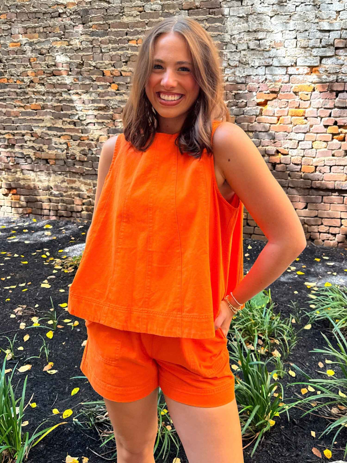 Orange Denim Gameday Set