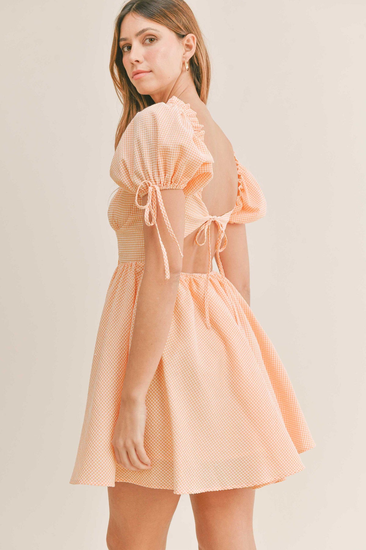 Cheering for Orange Mini Dress – Bliss