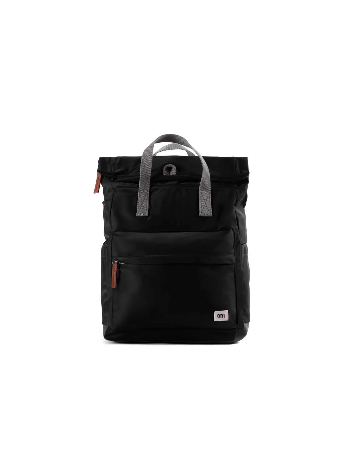 ORI London Medium Canfield Backpack Recycled Nylon Black