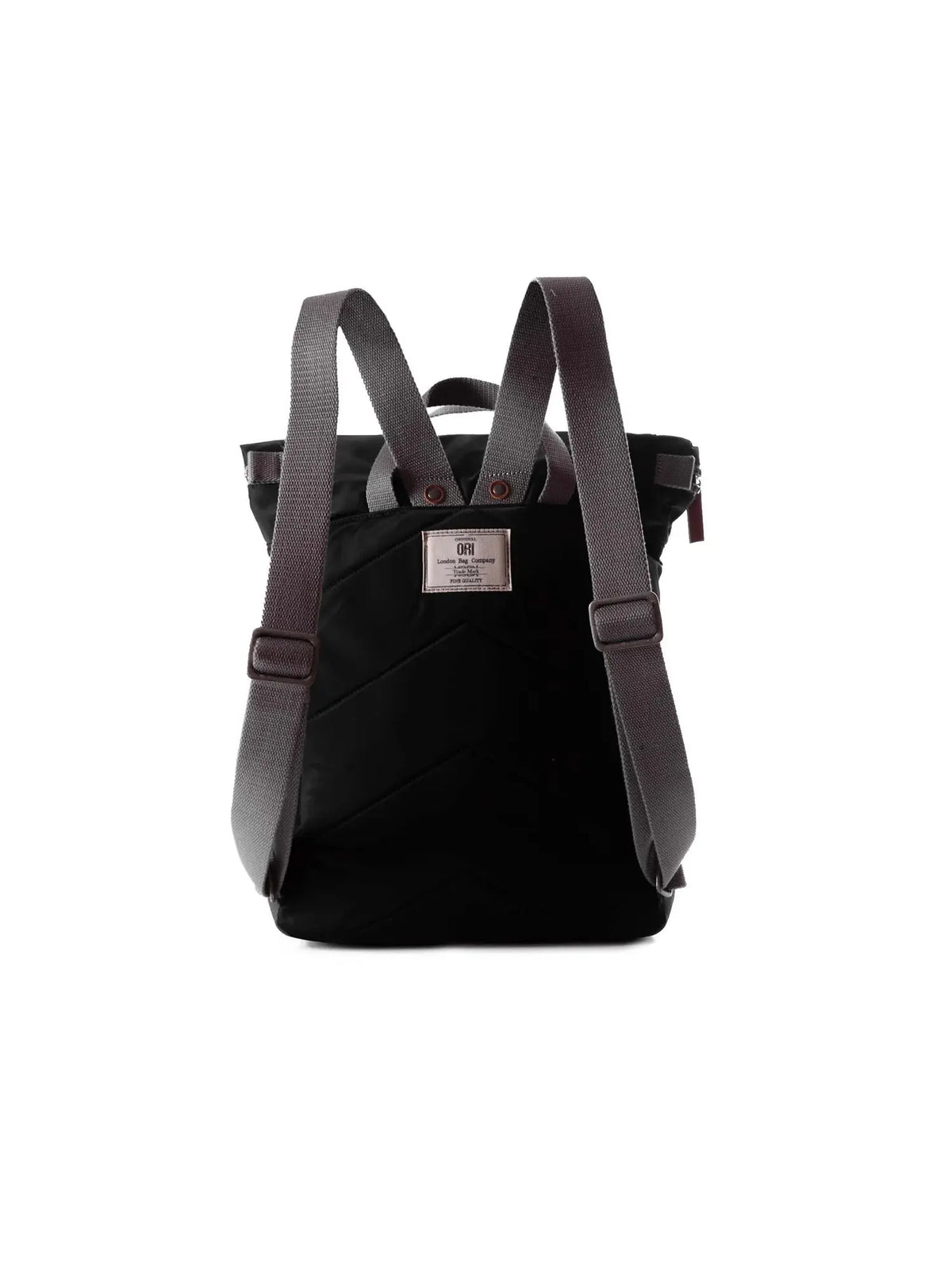 ORI London Medium Canfield Backpack Recycled Nylon Black