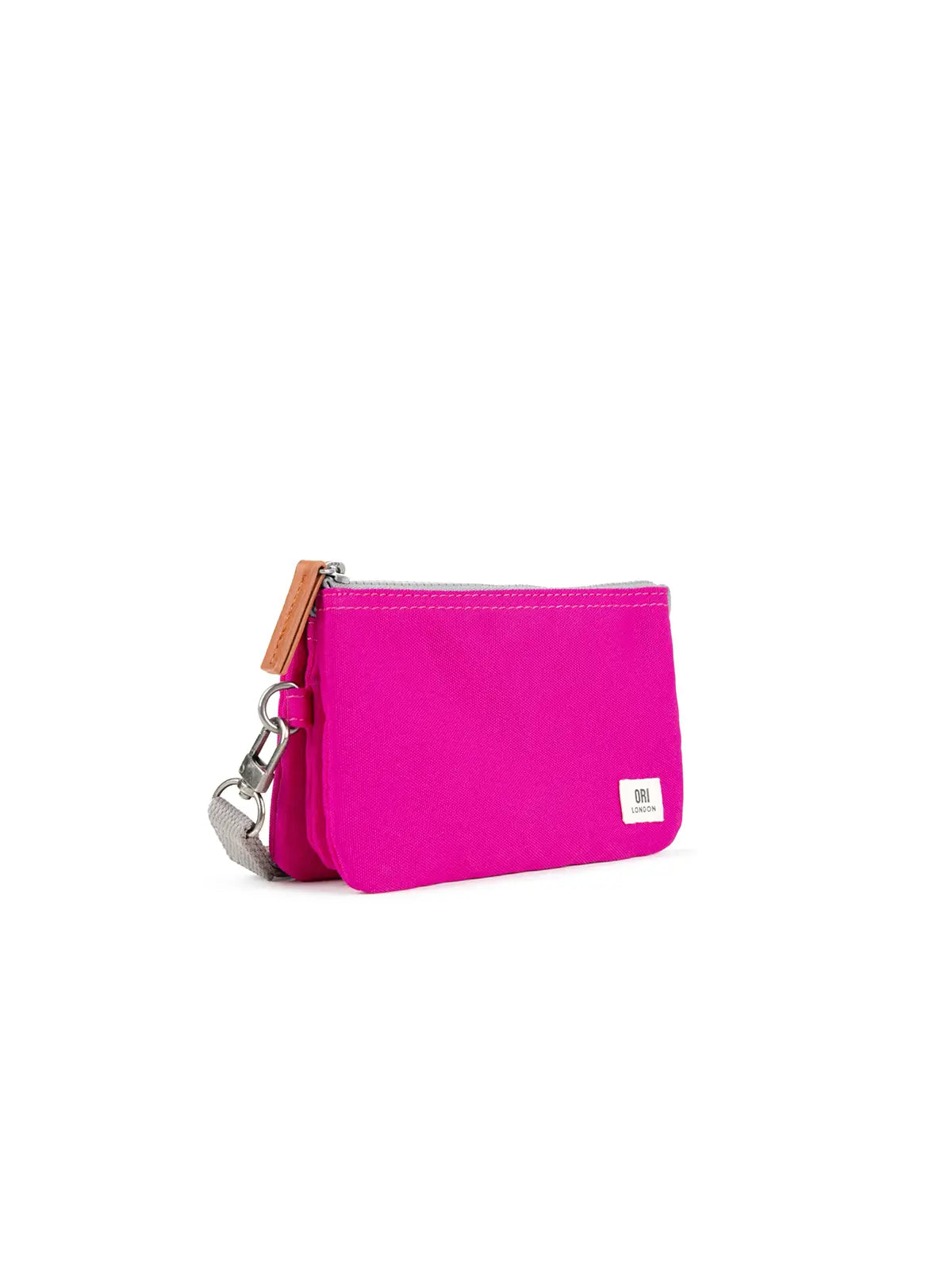 ORI London Medium Carnaby Wallet with Wrist Strap Recycled Canvas Candy