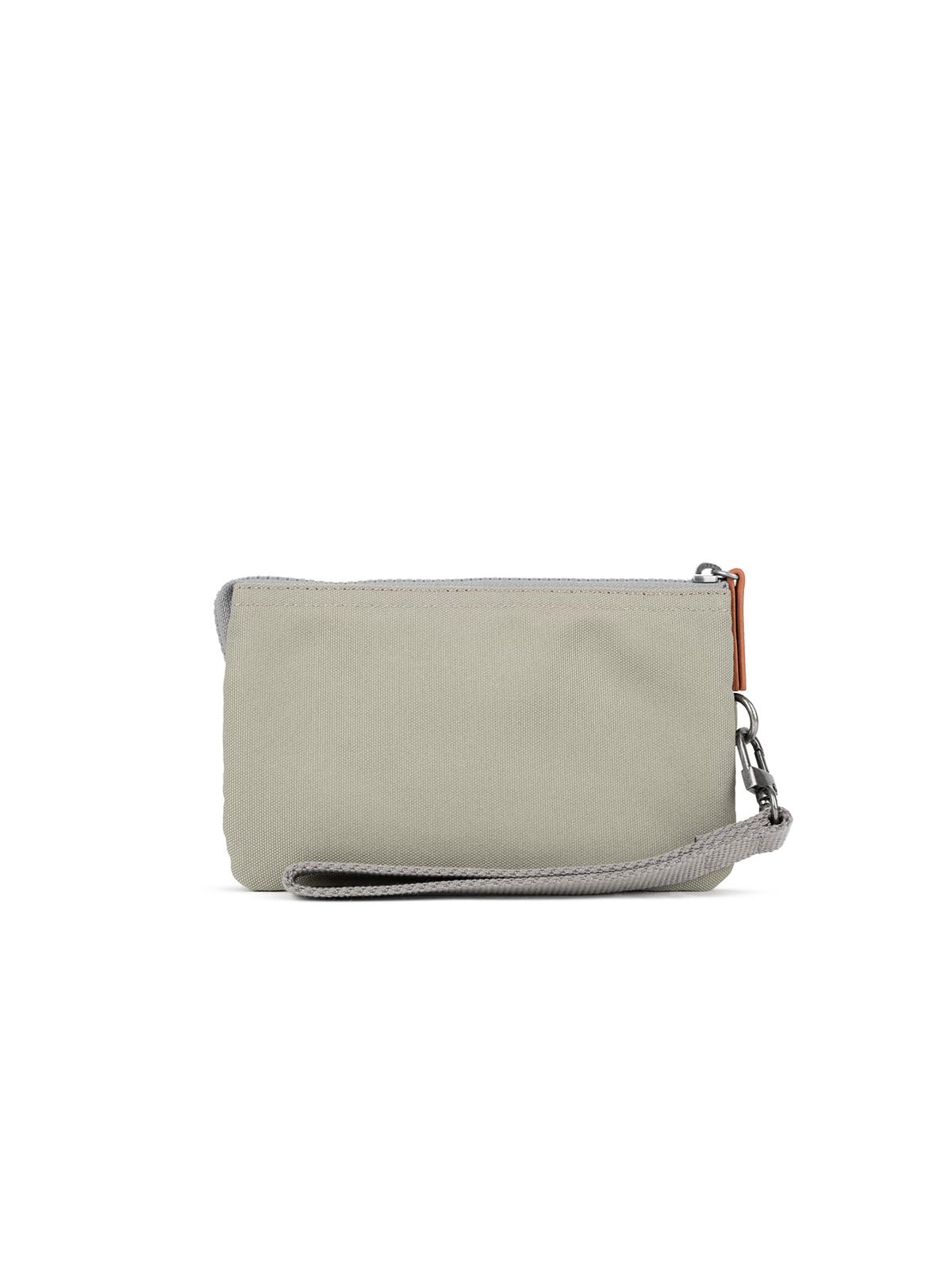 ORI London Medium Carnaby Wallet with Wrist Strap Recycled Canvas Coriander