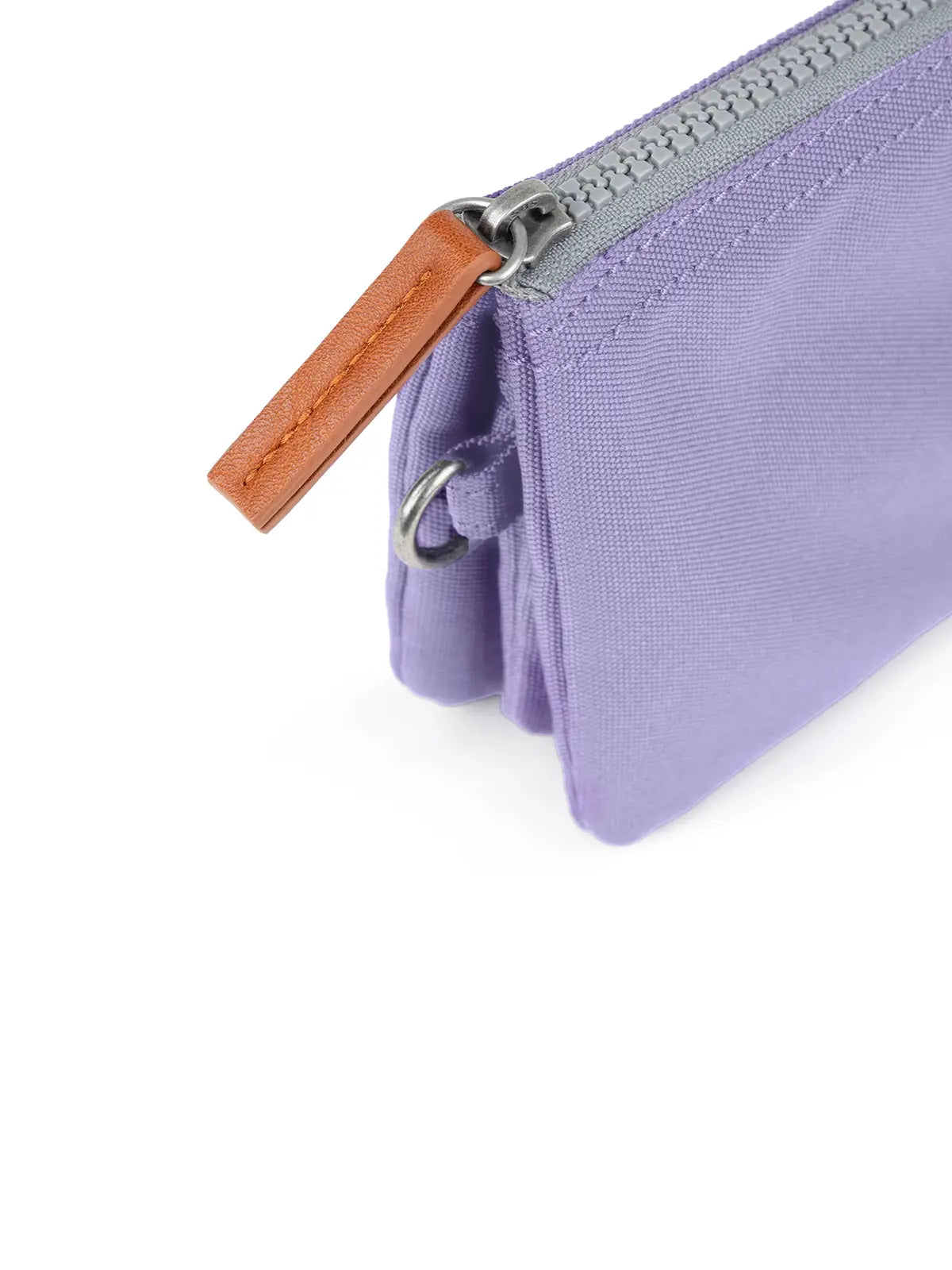 ORI London Medium Carnaby Wallet with Wrist Strap Recycled Canvas Lavender