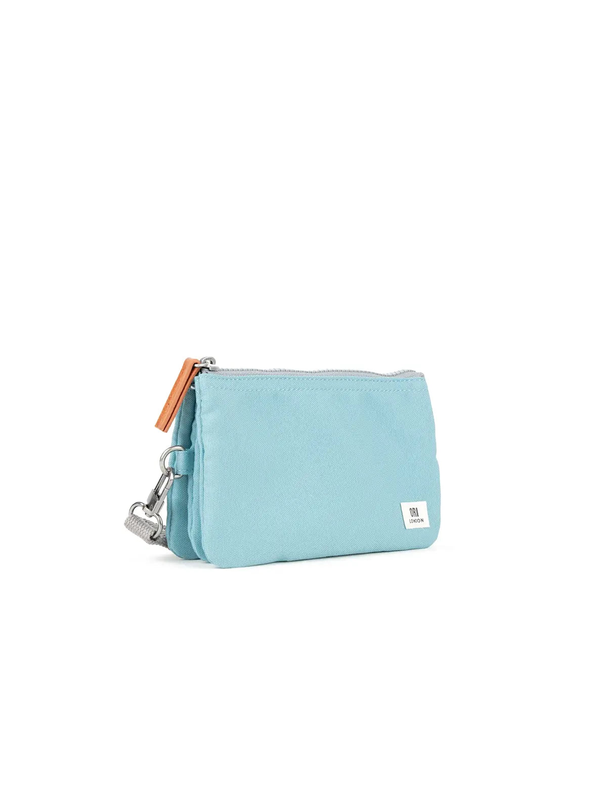 ORI London Medium Carnaby Wallet with Wrist Strap Recycled Canvas Spearmint