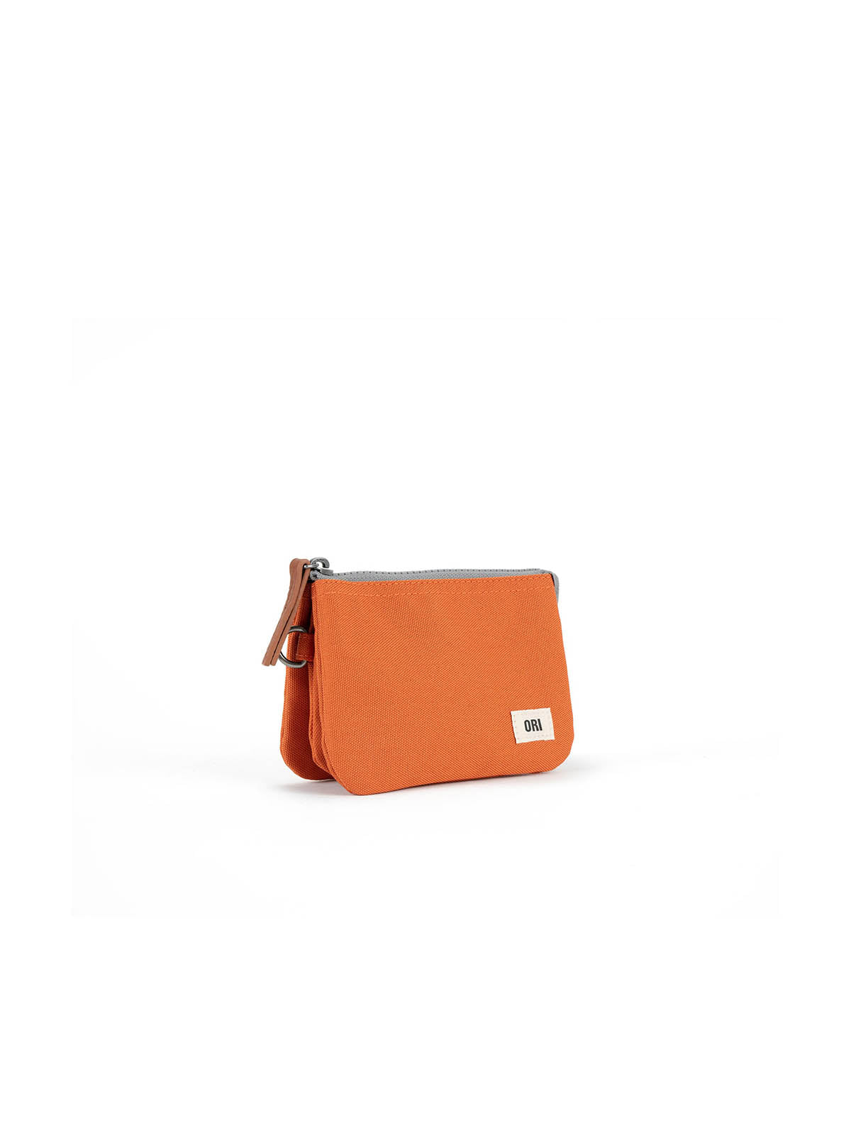 ORI London Small Carnaby Wallet Recycled Canvas Atomic Orange