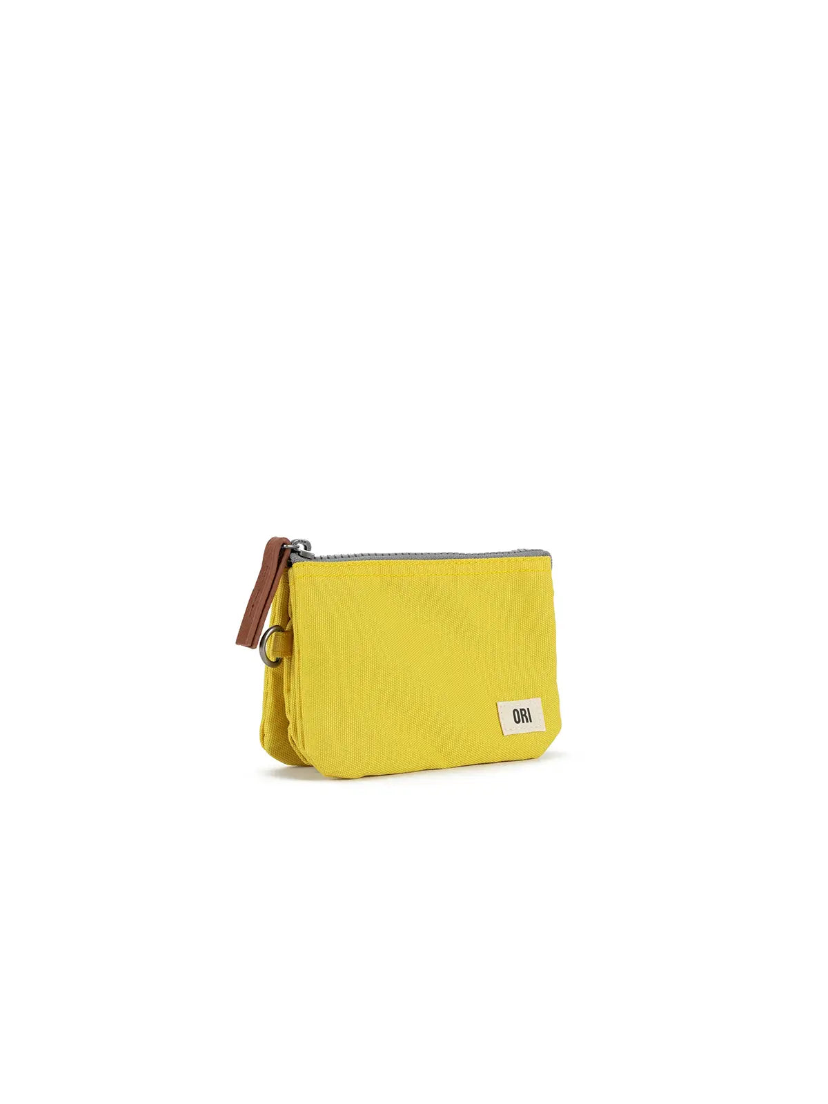 ORI London Small Carnaby Wallet Recycled Canvas Custard