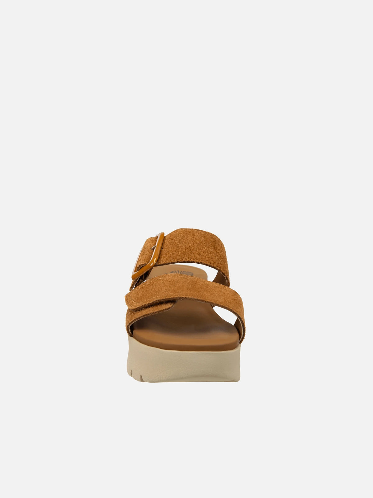 OTBT cameo double strap platform sandals in brown