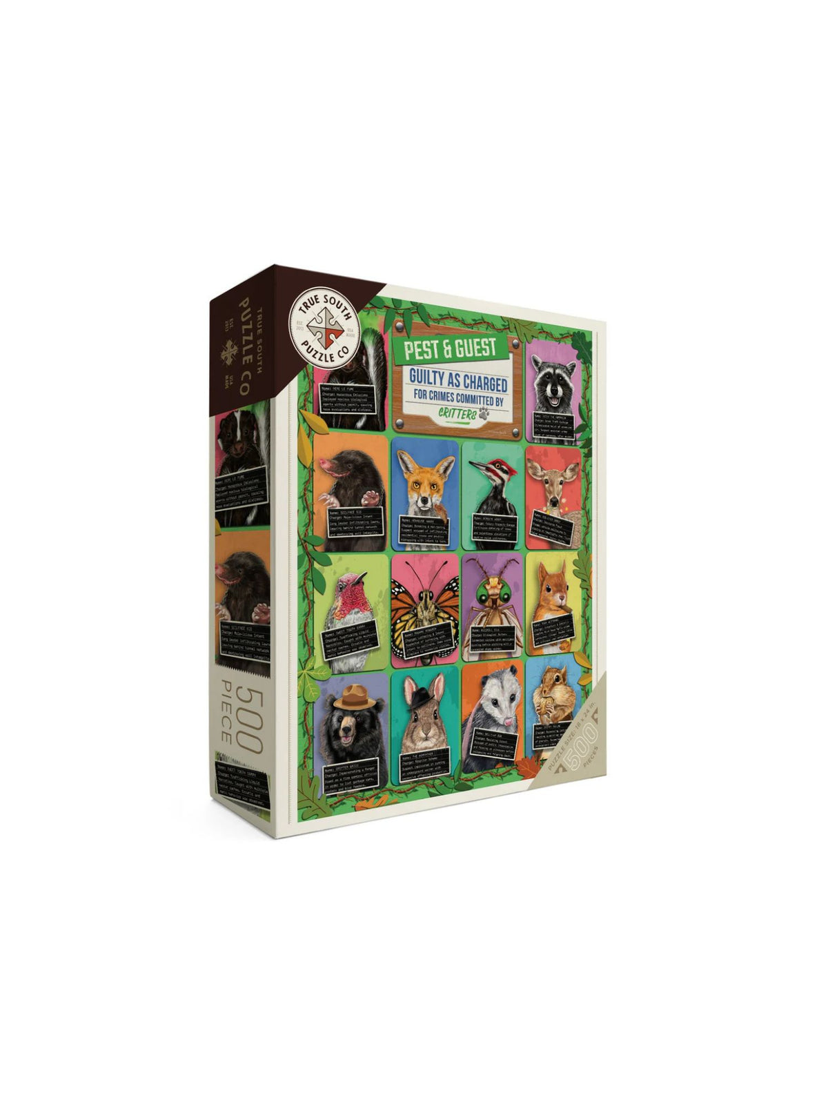 Outdoor Pests and Guests 500 Piece Puzzle