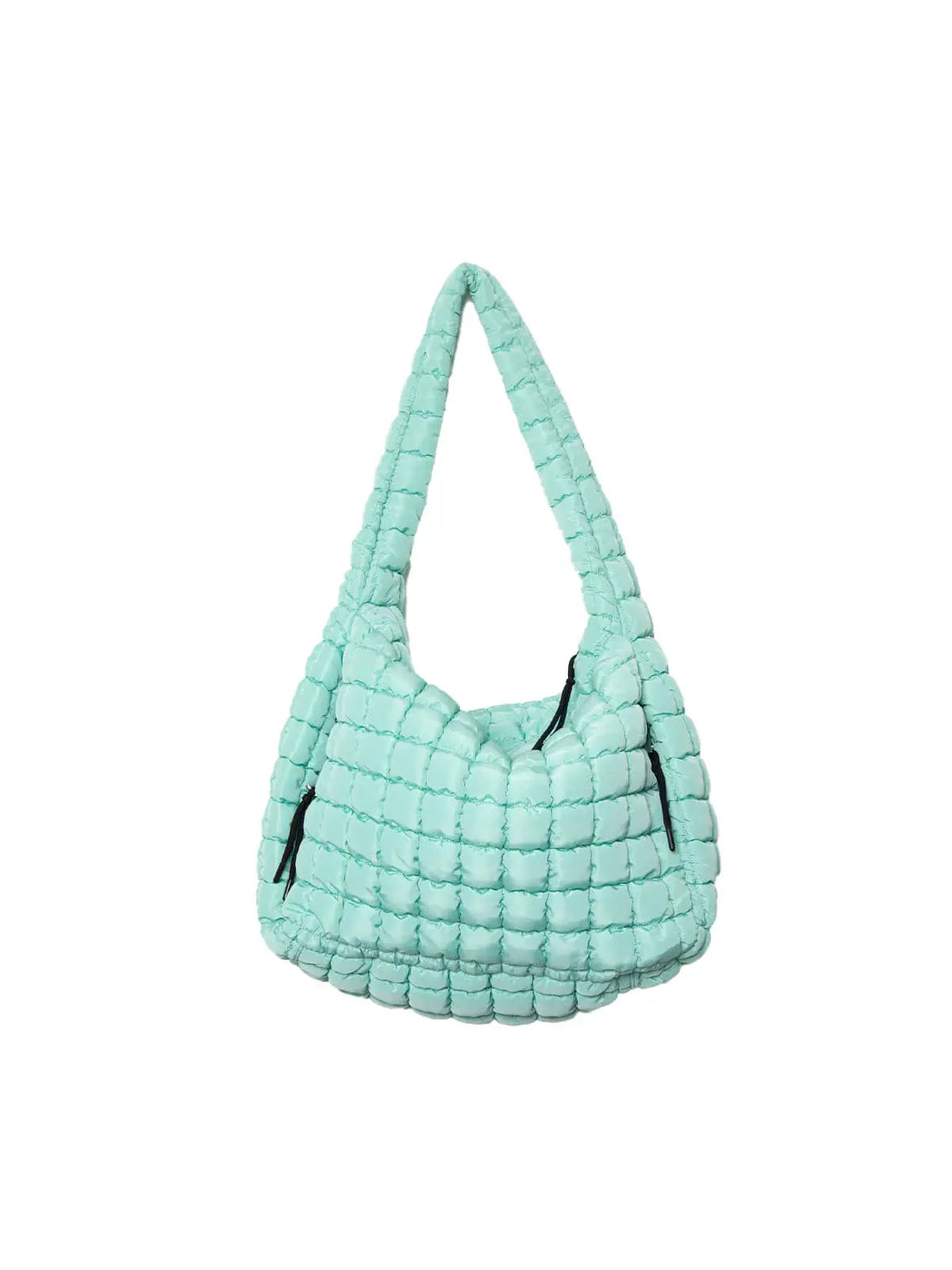 katydid free people dupe oversized quilted hobo tote bag in mint