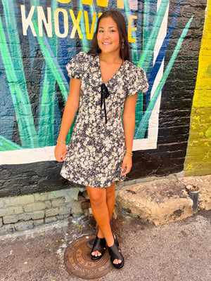 Painted Fields Mini Dress