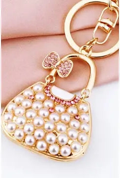 Pearl Purse Bag Charm