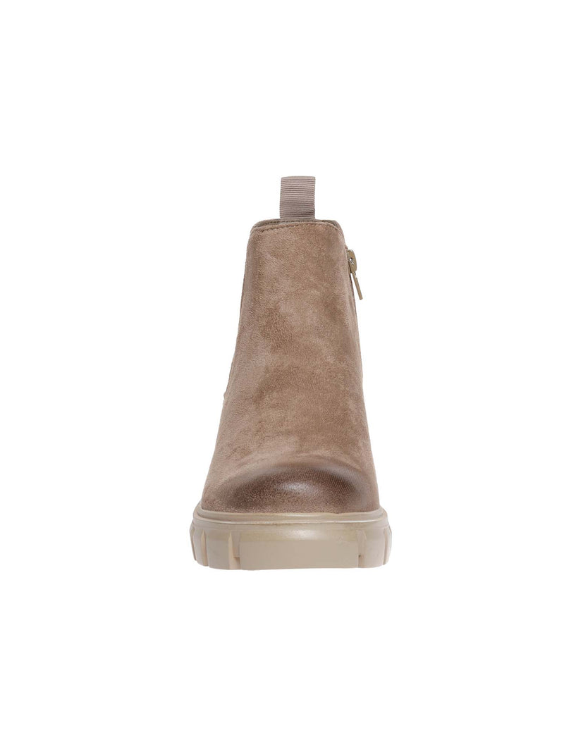 Pierre Dumas Camden 1 Lugg Sole Bootie Taupe Suede