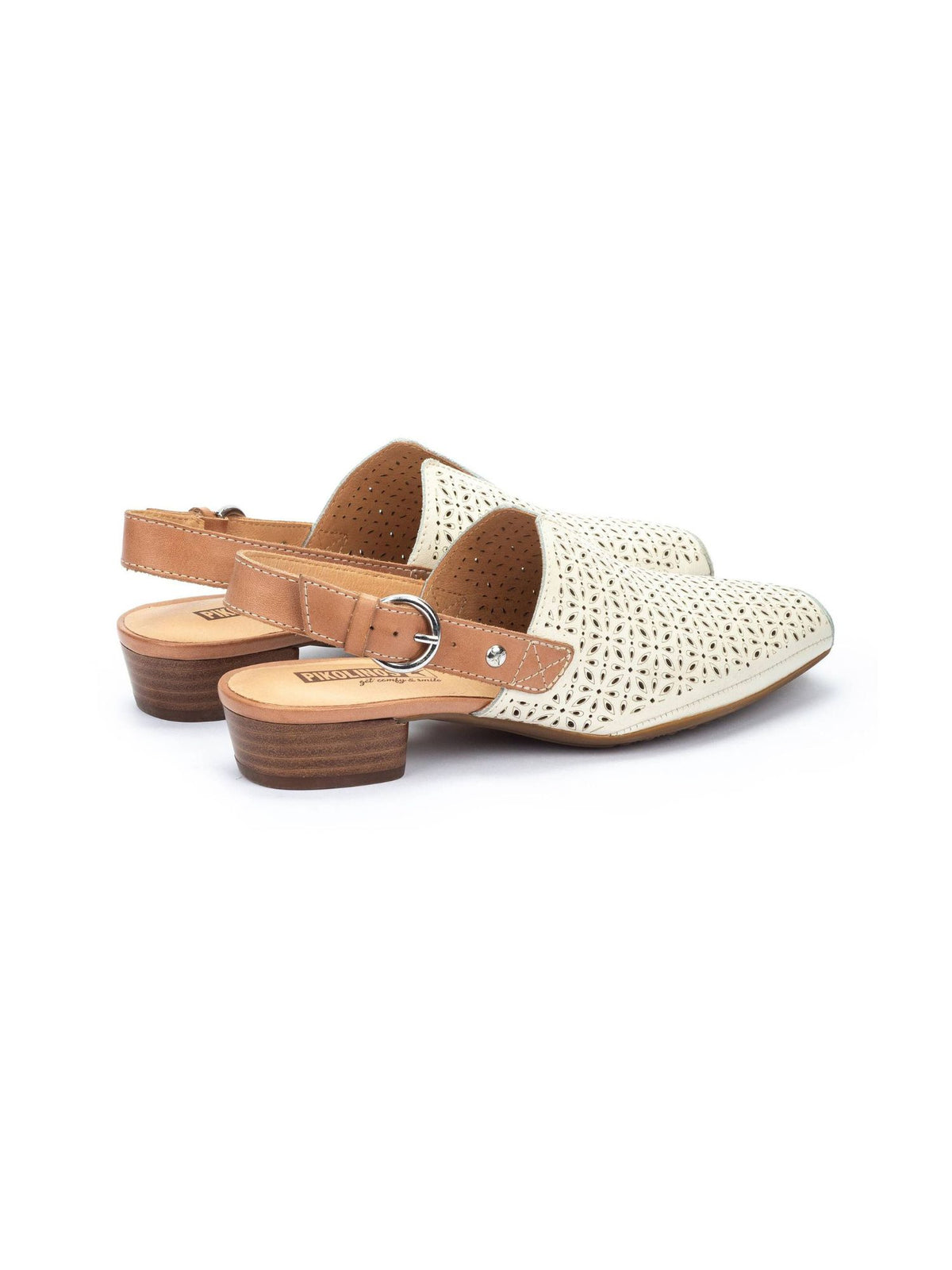 Pikolinos Alameda Sling Back Mule nata