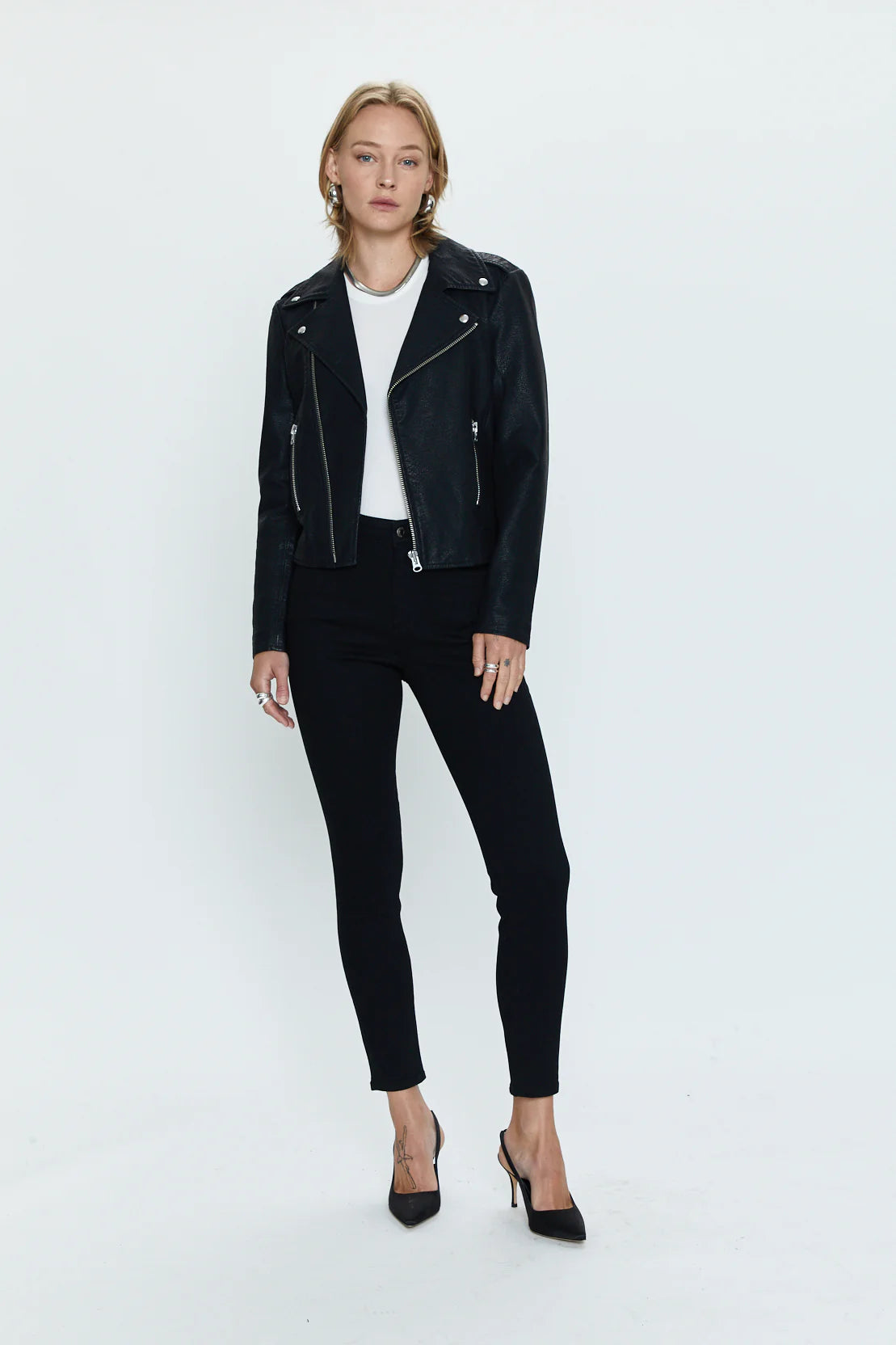 Pistola Aline High-Rise Skinny Jean in Dark Matter