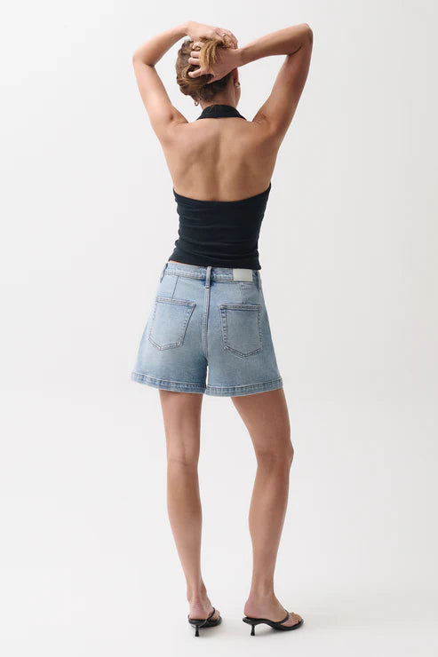 Pistola Aoki High Rise A-Line Short: Terrace