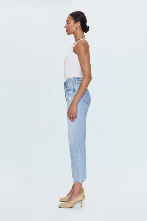 Pistola Cassie Super High-Rise Straight Jean in Radiant Vintage