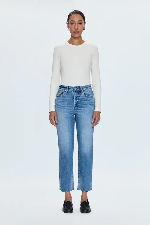 Pistola Charlie High Rise Straight Jean in Rhythm Vintage
