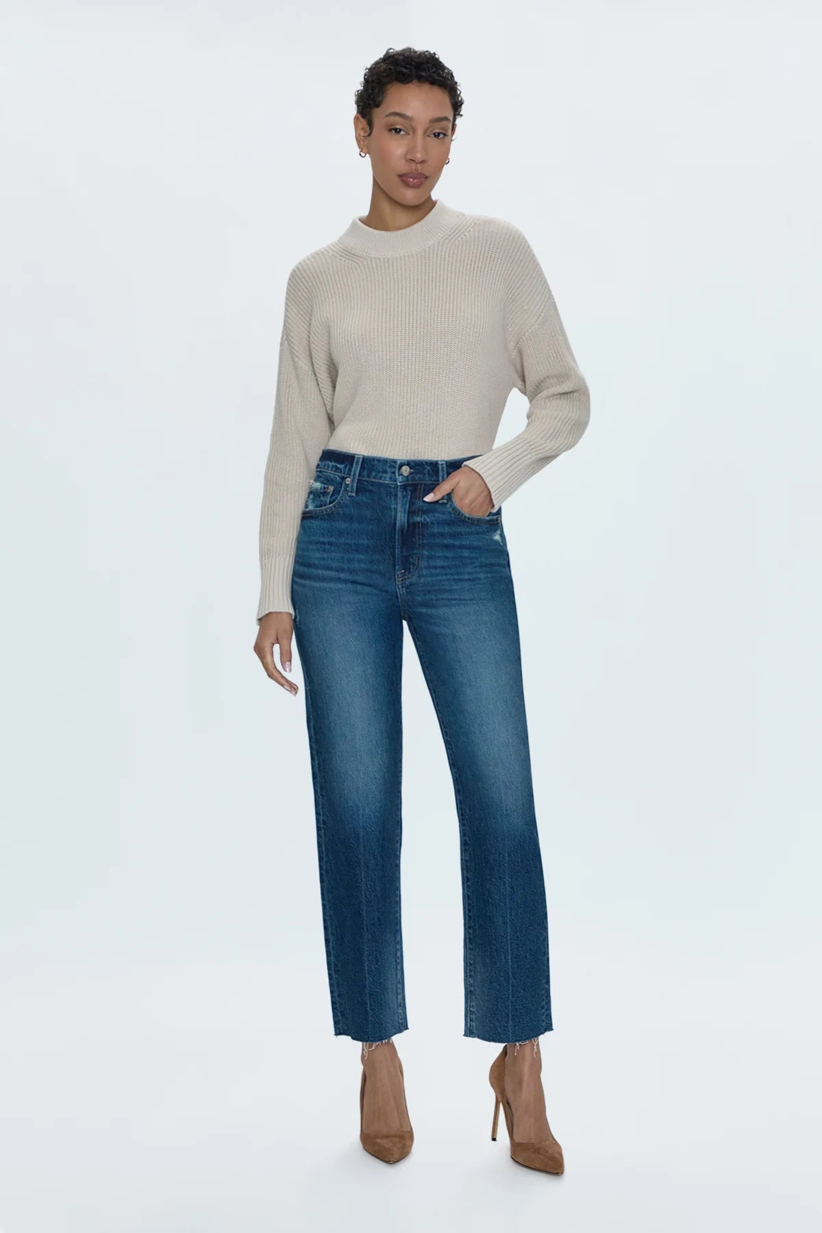 Pistola Charlie High Rise Straight Leg Jeans Forum Vintage Bliss