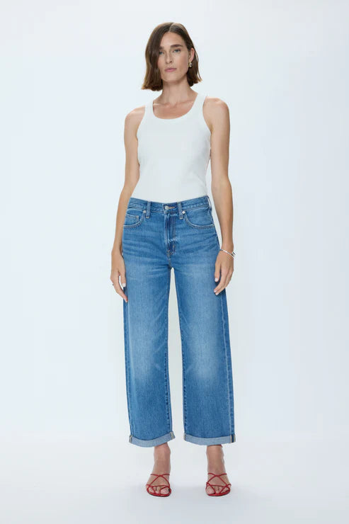 Pistola Donny Rolled Hem Boyfriend Jean heartfelt 