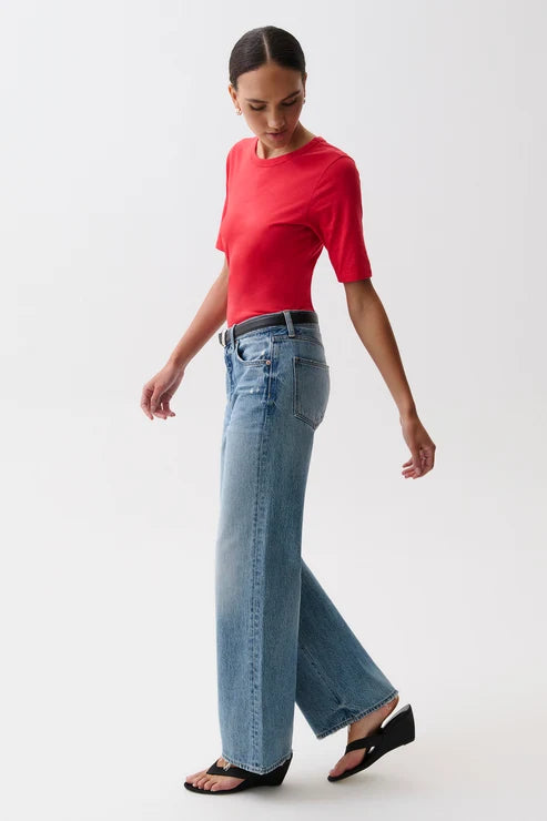 Pistola Harlowe Relaxed Baggy Jean: Serpentine Vintage 