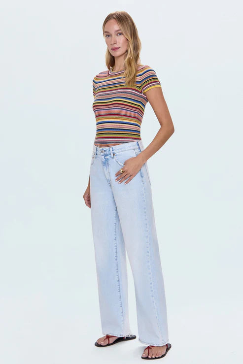 Pistola Hendrix High Rise Baggy Jeans waterfall 