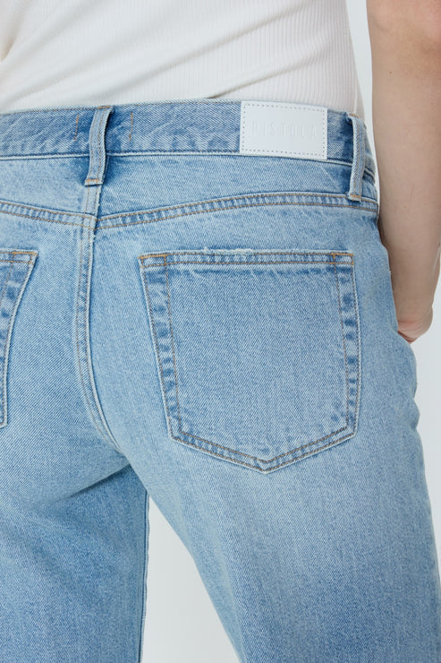 Pistola Issa Mid Rise Relaxed Straight Jean road trip 