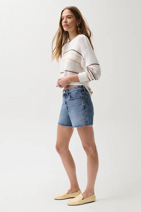 Pistola Kennedy Mid Rise Short: Cityscape