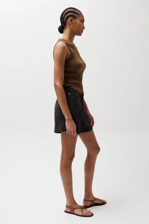Pistola Kimora High Rise A-Line Short: Bristol