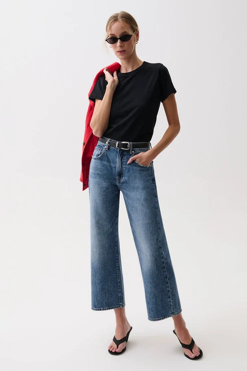 Pistola Larsen Ankle Relaxed Flare Jean: Stardew 