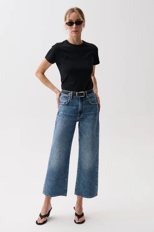 Pistola Larsen Ankle Relaxed Flare Jean: Stardew 