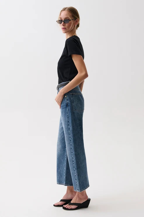 Pistola Larsen Ankle Relaxed Flare Jean: Stardew 