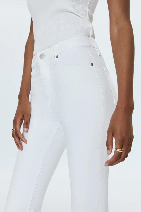 Pistola Lennon High Rise Crop Boot Jeans Vivid White